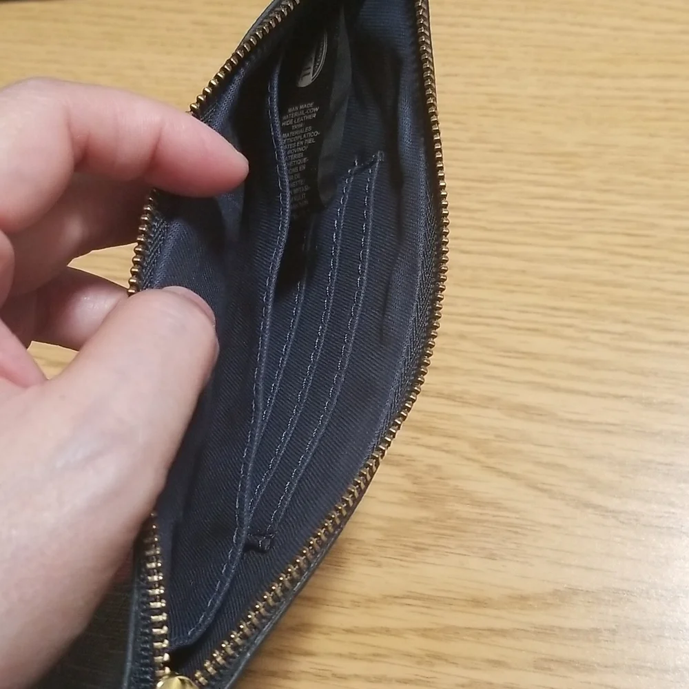 Fossil Wristlet Paper Plane Design In Blue Rare - Picture 5 of 5